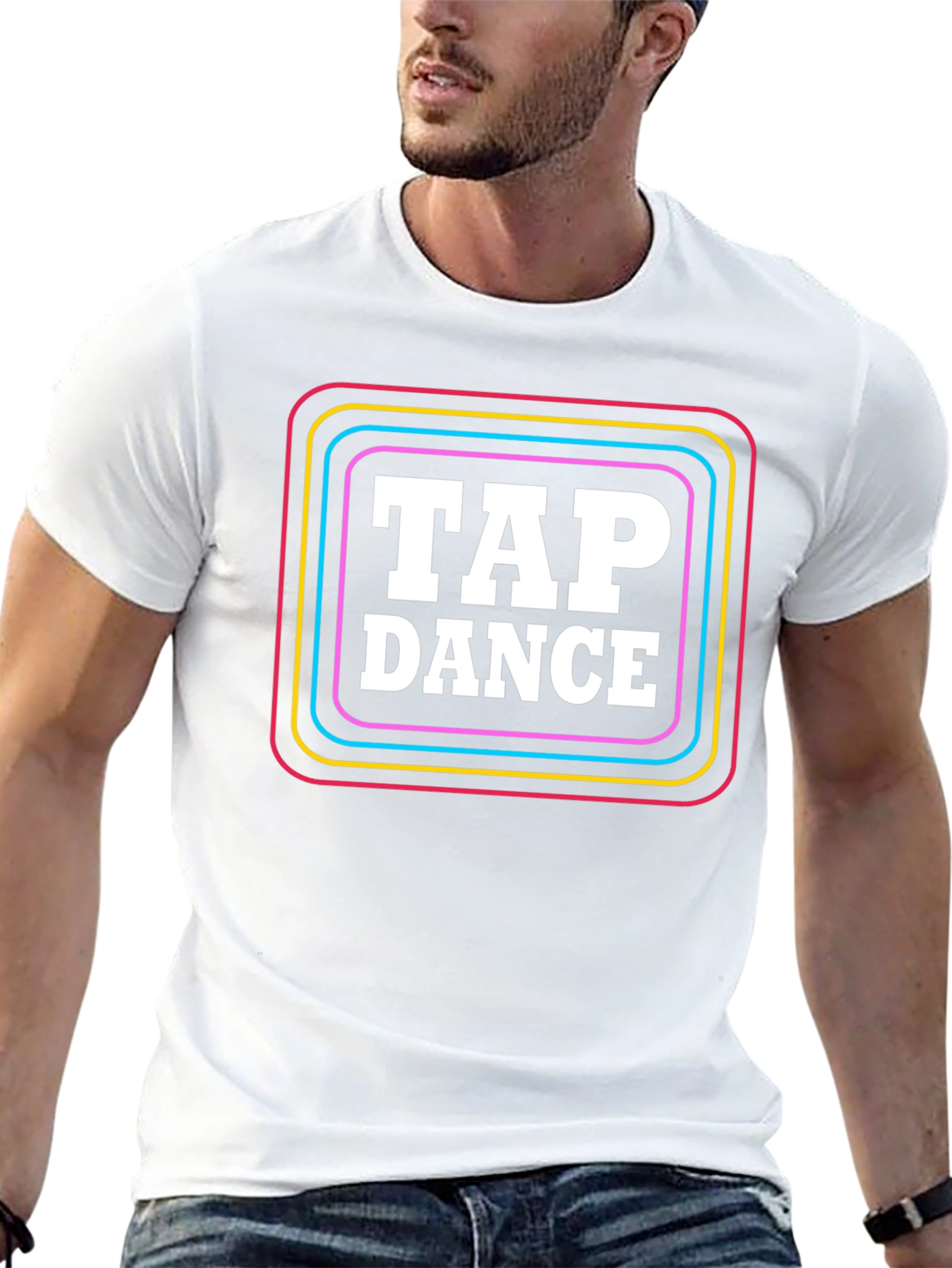 Tap Dance T-Shirt - Retro Neon Design
