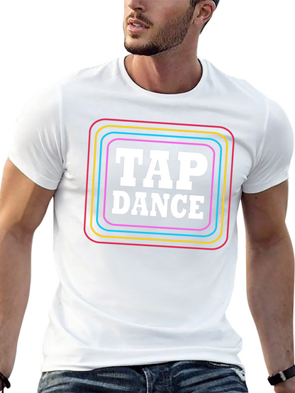 Tap Dance T-Shirt - Retro Neon Design