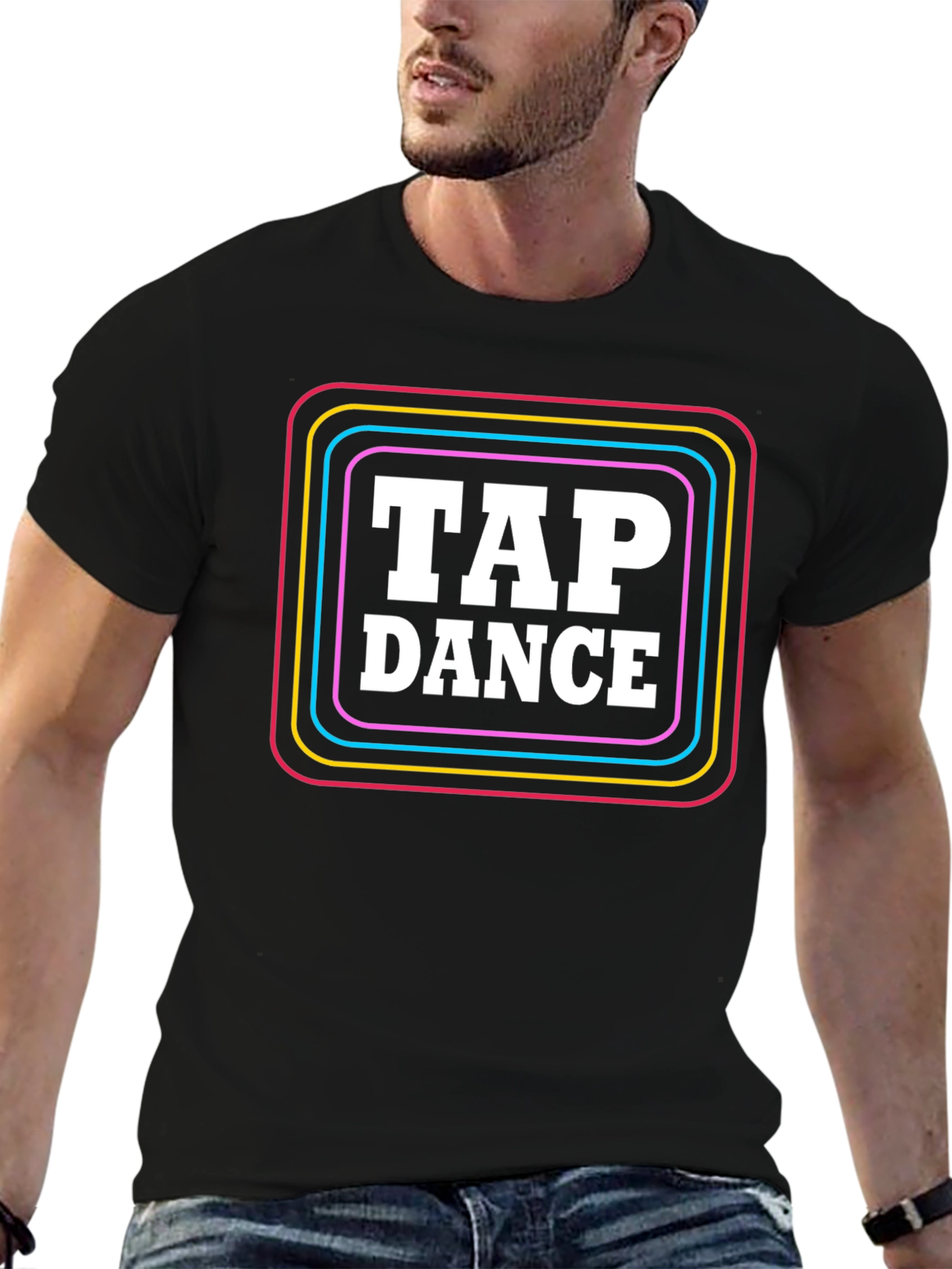 Tap Dance T-Shirt - Retro Neon Design