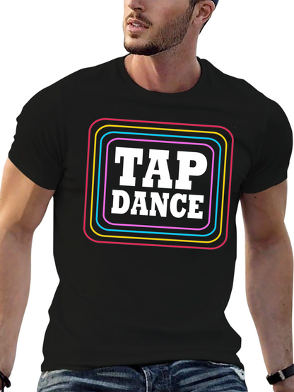 Tap Dance T-Shirt - Retro Neon Design