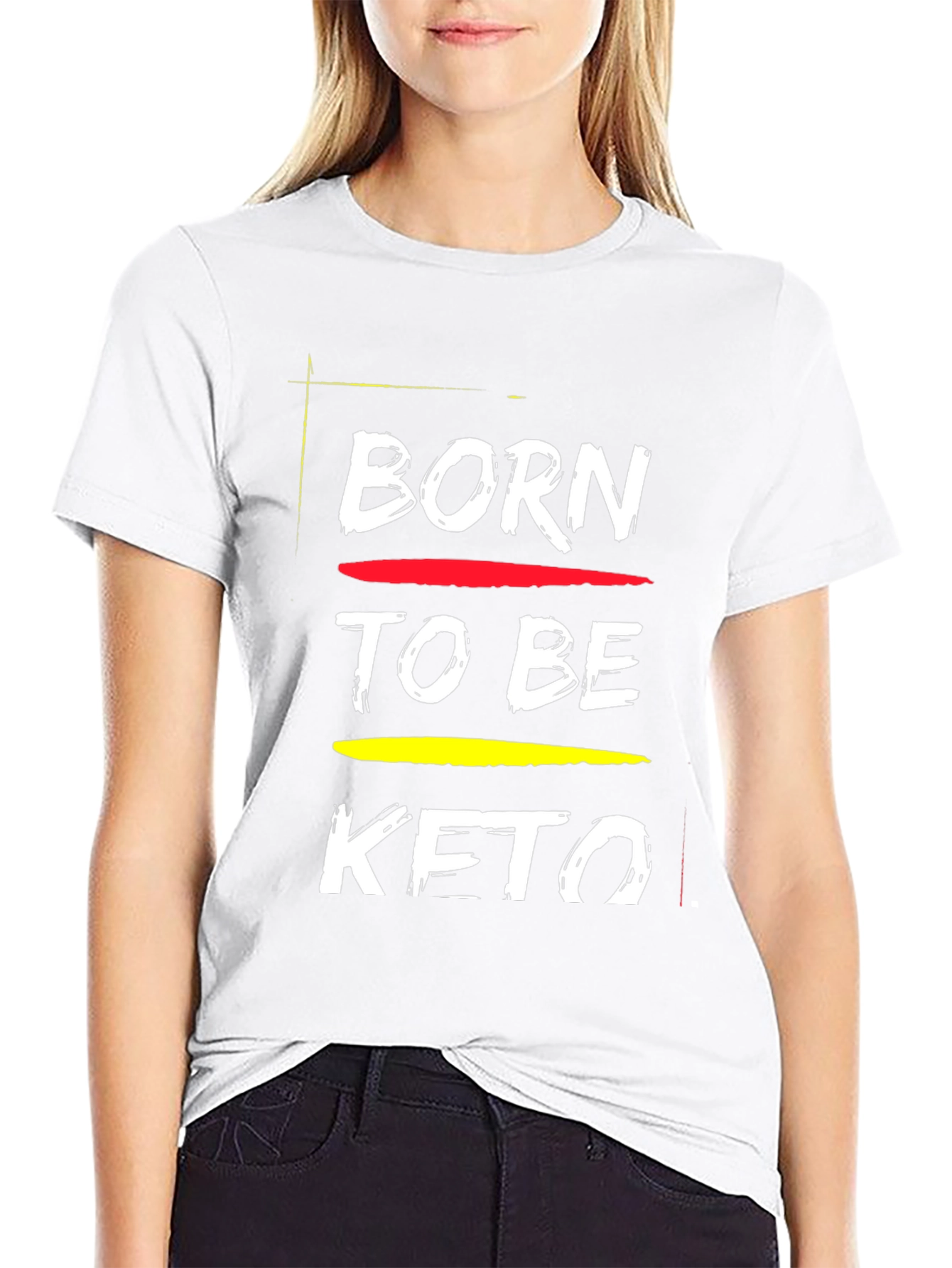 Born To Be Keto Black T-Shirt