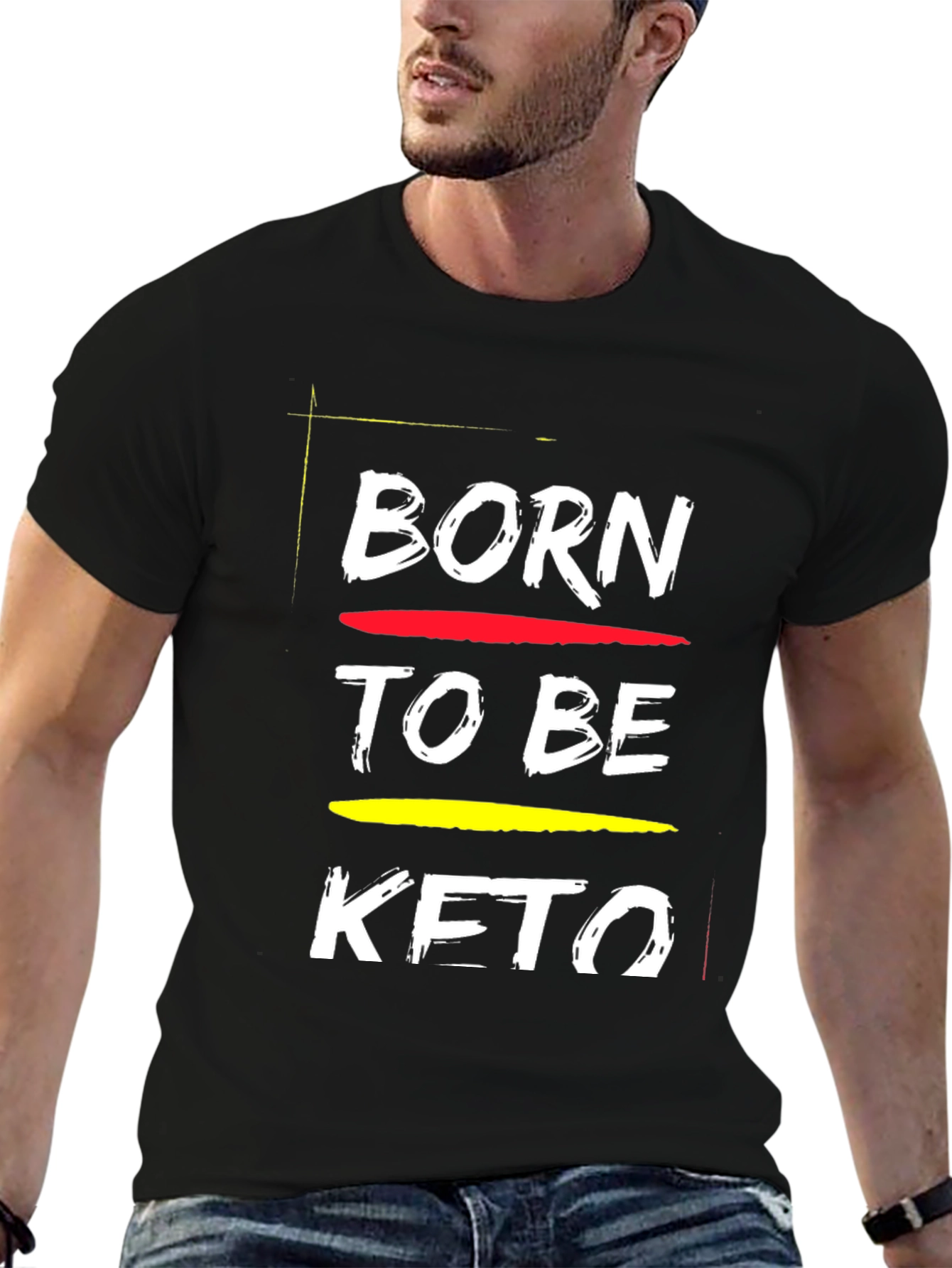 Born To Be Keto Black T-Shirt