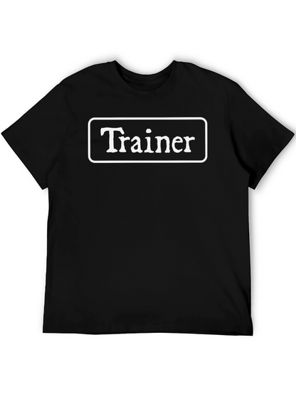 Trainer Graphic Tee - Soft Cotton Blend Casual Shirt