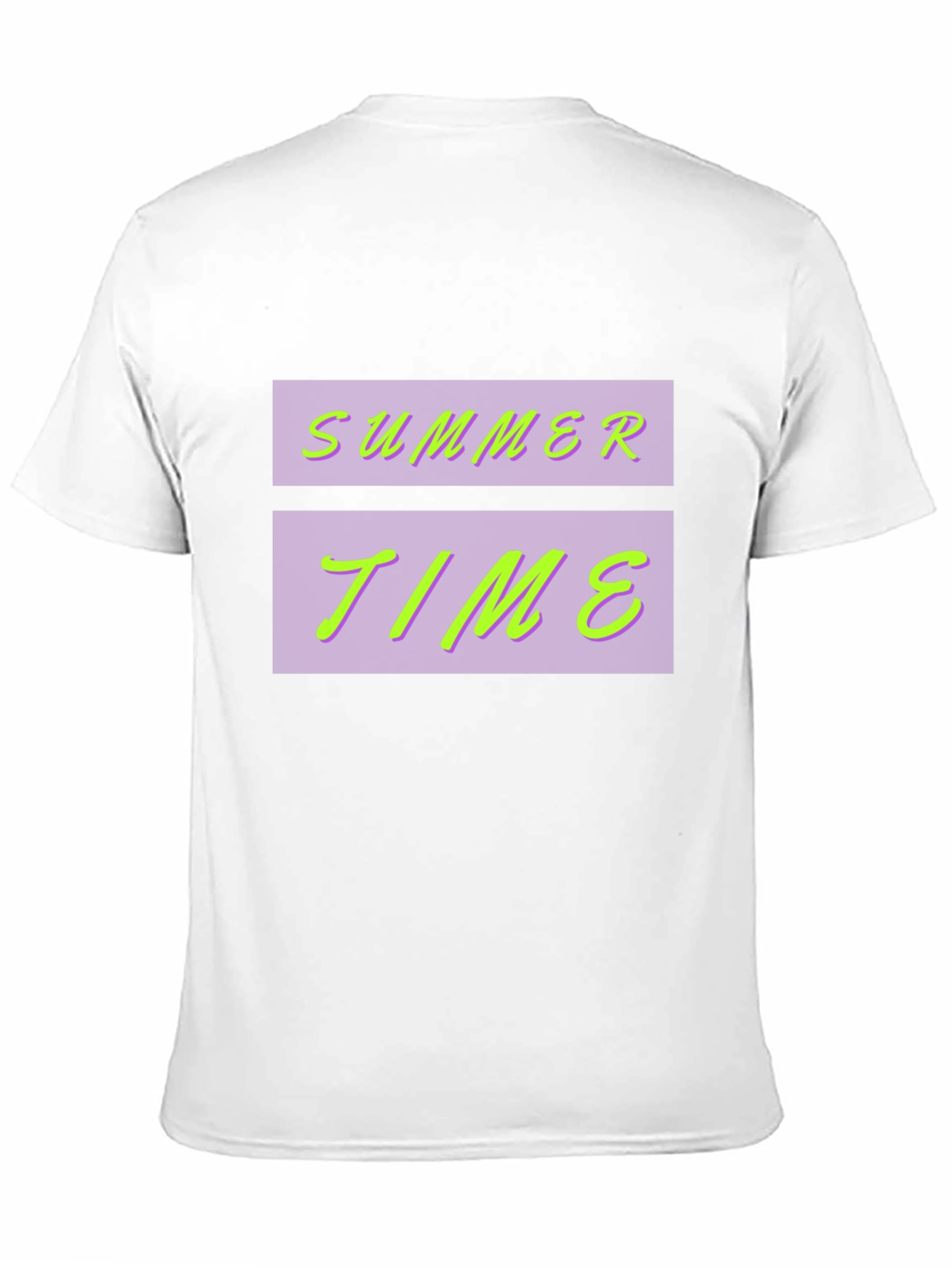 Summer Time Graphic Black Tee