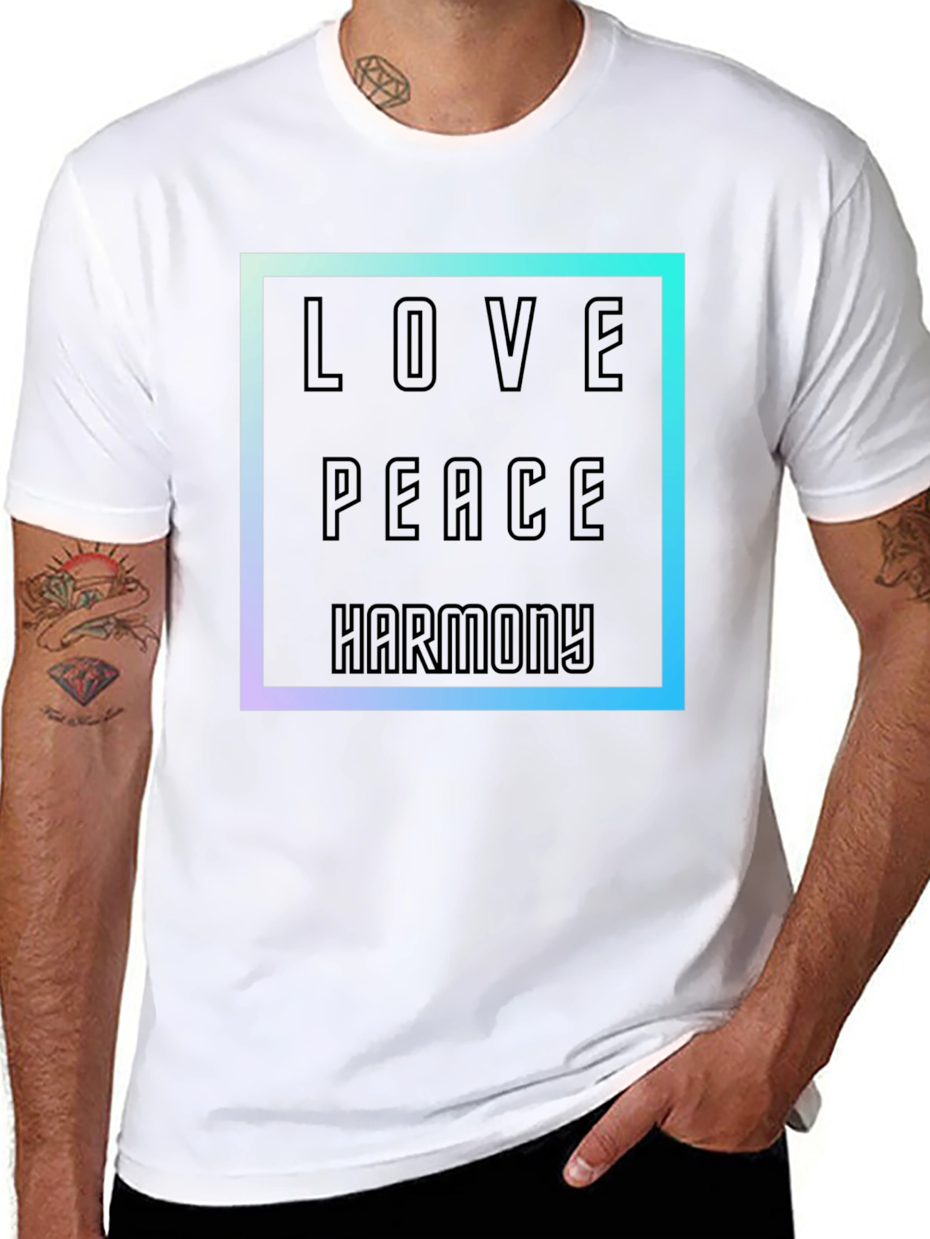 Love Peace Harmony Graphic T-Shirt