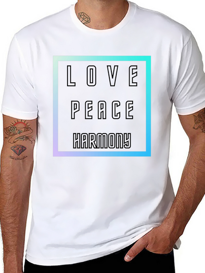 Love Peace Harmony Graphic T-Shirt