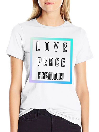 Love Peace Harmony Graphic T-Shirt