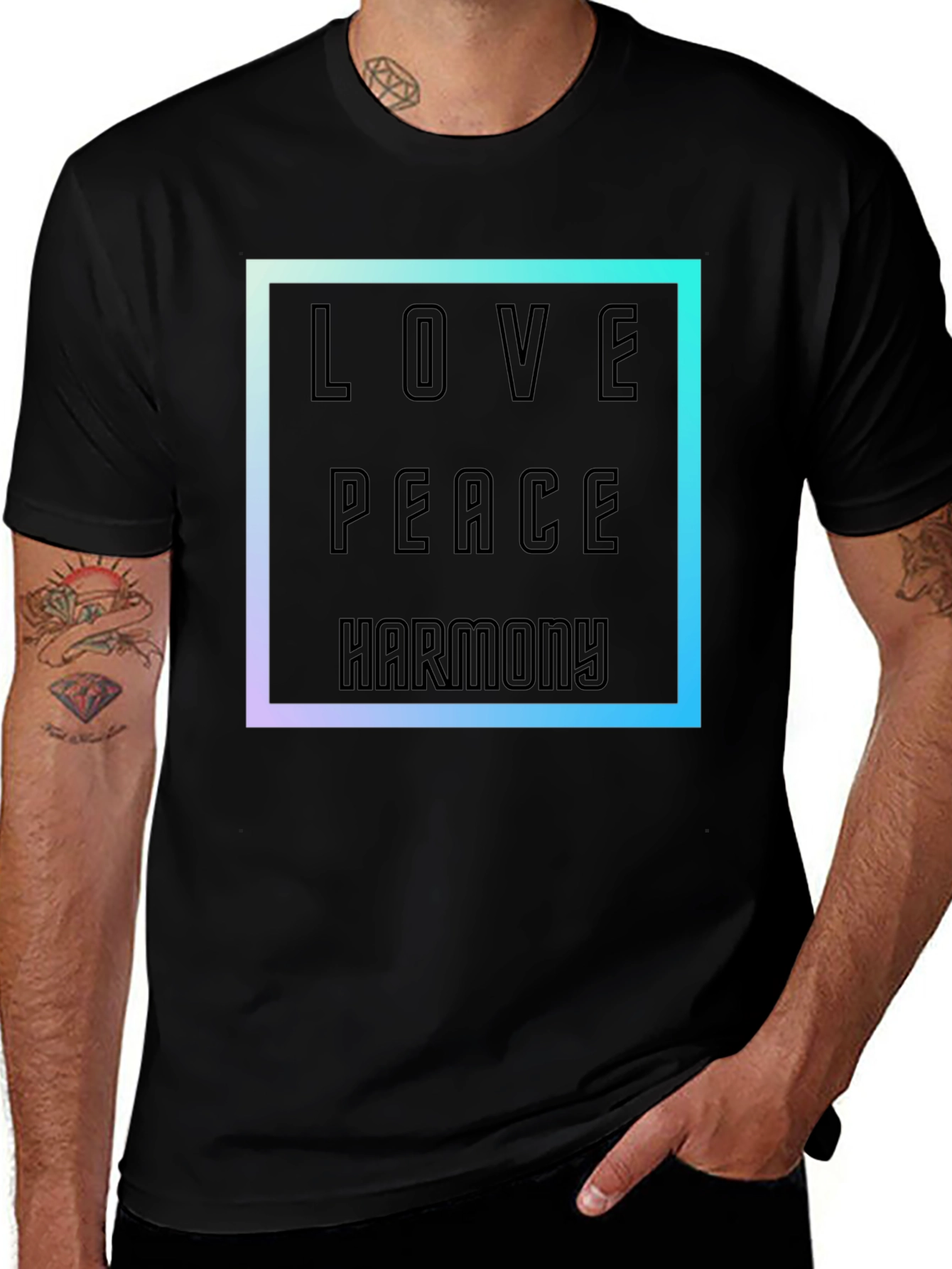 Love Peace Harmony Graphic T-Shirt