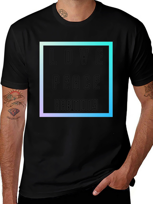 Love Peace Harmony Graphic T-Shirt