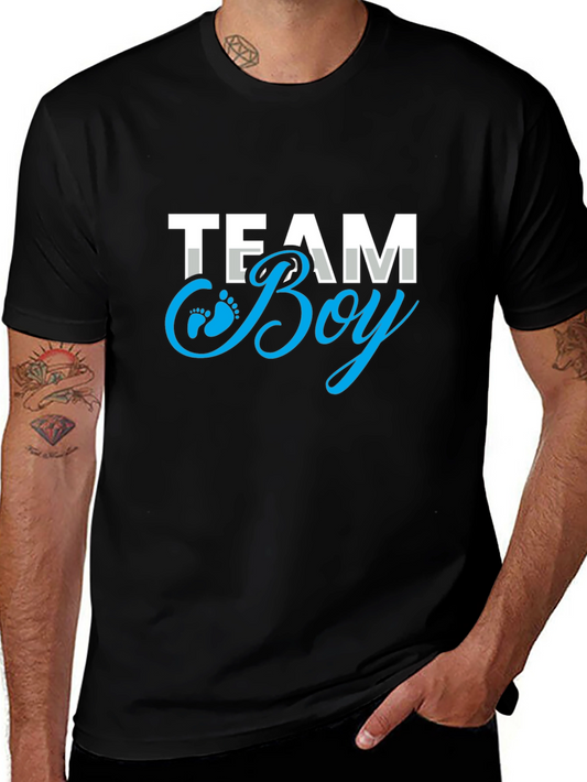 Team Boy T-Shirt Gender Reveal Party