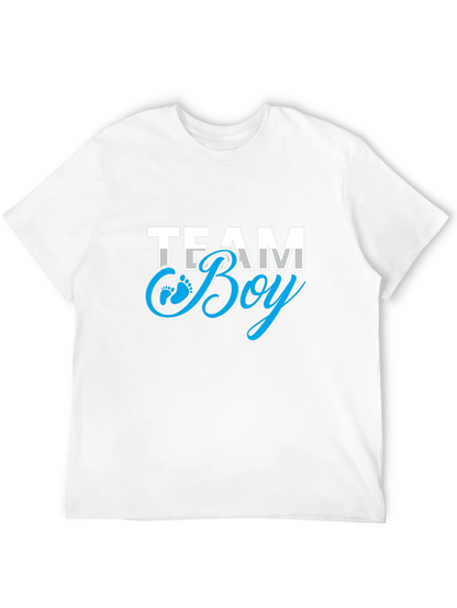 Team Boy T-Shirt Gender Reveal Party