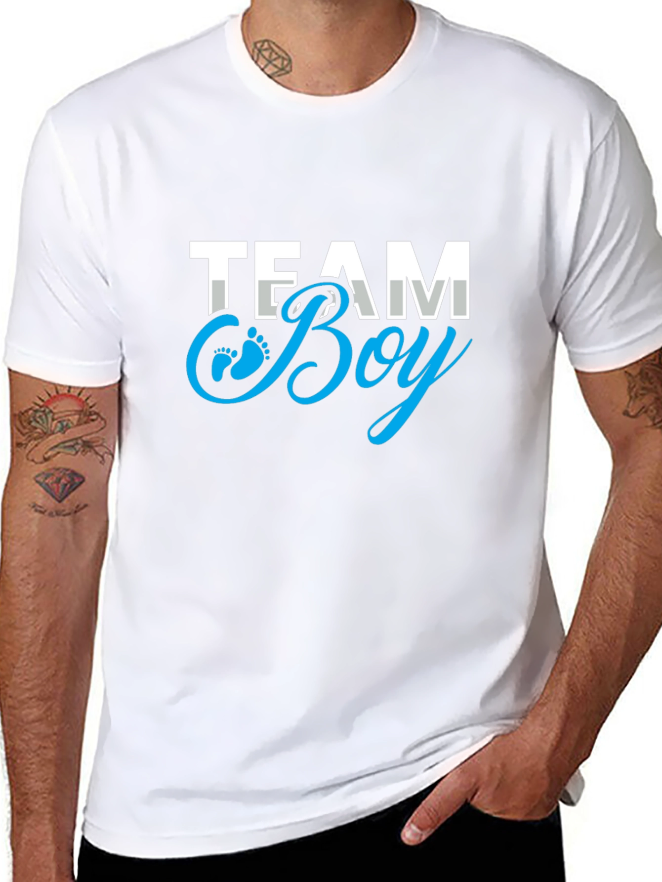 Team Boy T-Shirt Gender Reveal Party