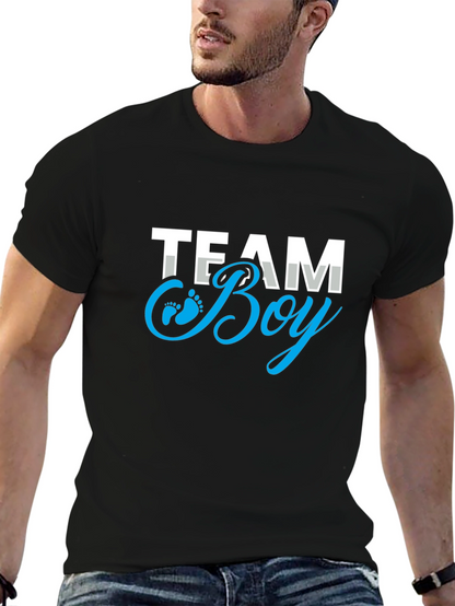 Team Boy T-Shirt Gender Reveal Party