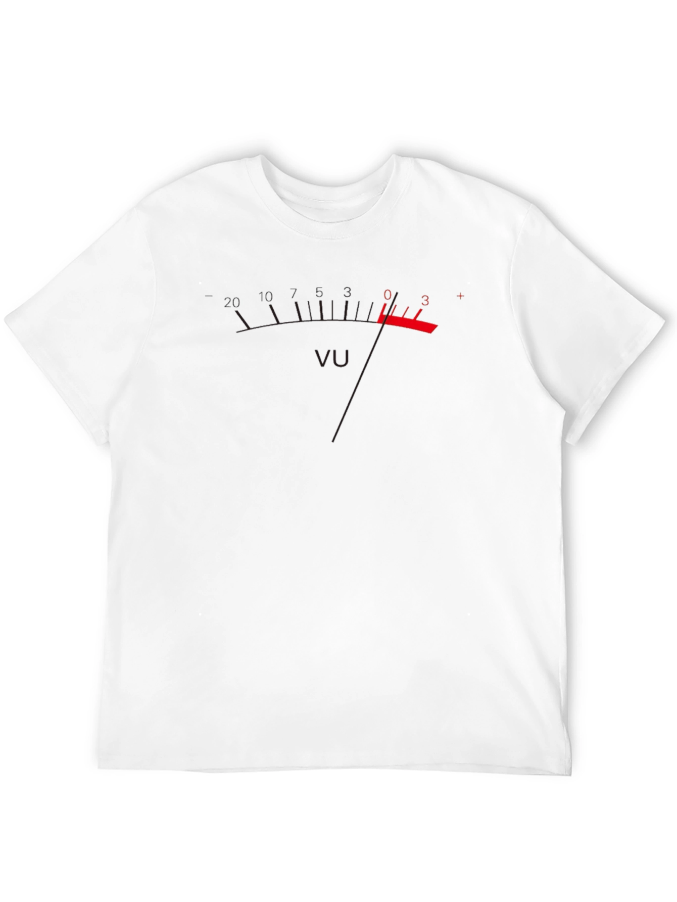 VU Meter Graphic T-Shirt - Black