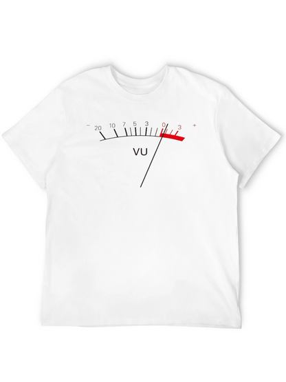 VU Meter Graphic T-Shirt - Black