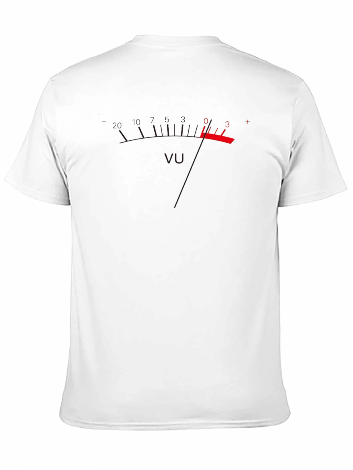 VU Meter Graphic T-Shirt - Black