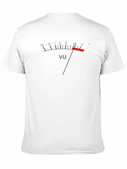 VU Meter Graphic T-Shirt - Black