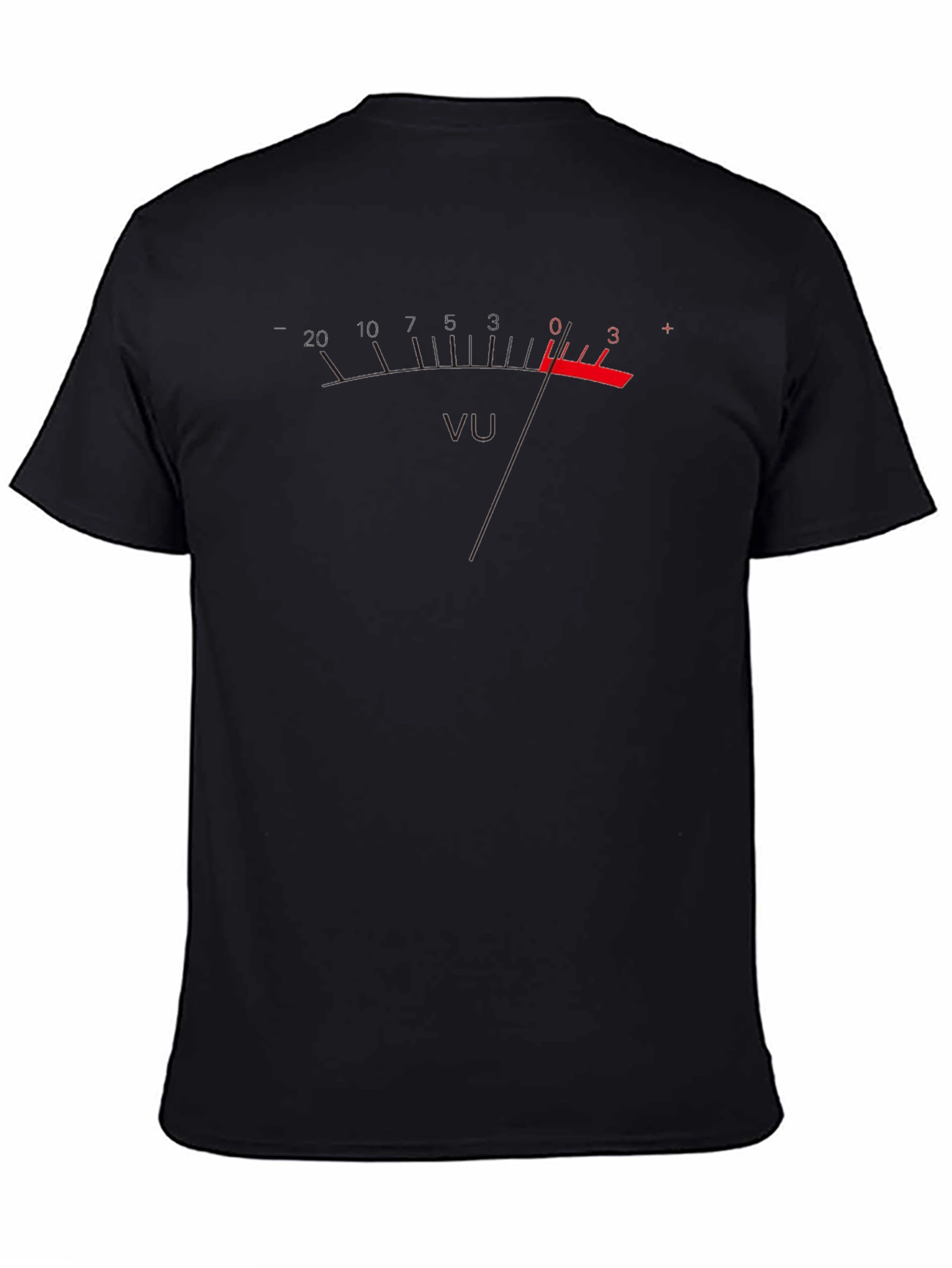 VU Meter Graphic T-Shirt - Black