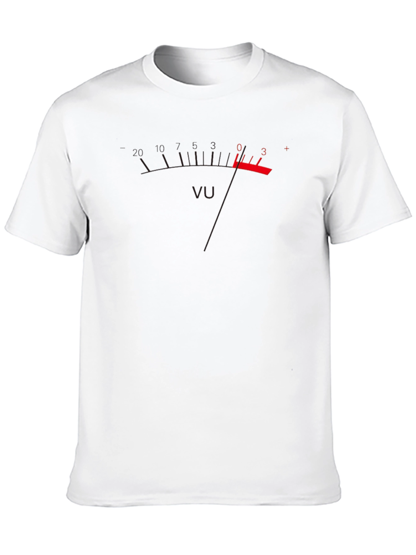 VU Meter Graphic T-Shirt - Black