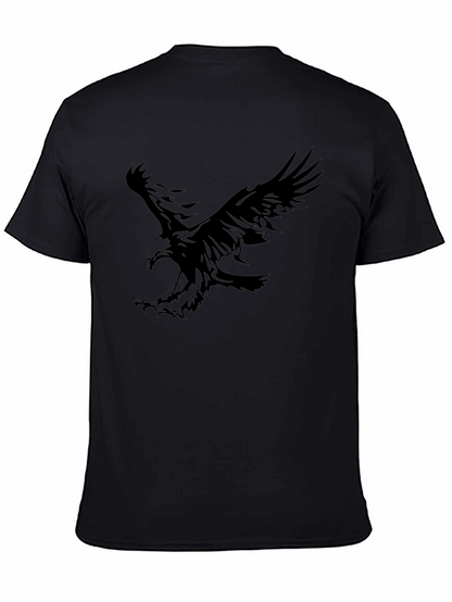 Black Eagle Graphic Tee - Mens Casual T-Shirt