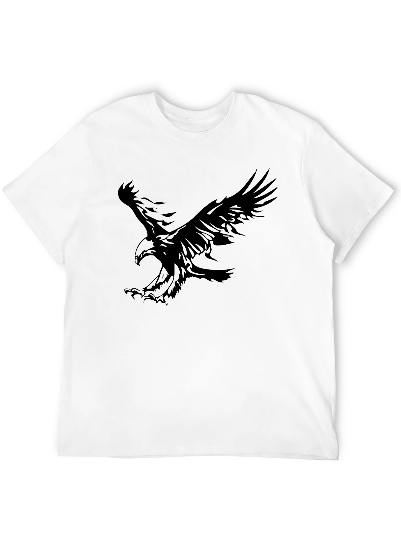 Black Eagle Graphic Tee - Mens Casual T-Shirt