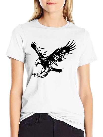 Black Eagle Graphic Tee - Mens Casual T-Shirt