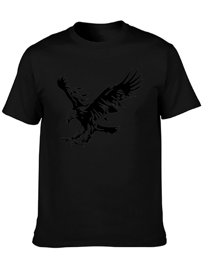 Black Eagle Graphic Tee - Mens Casual T-Shirt