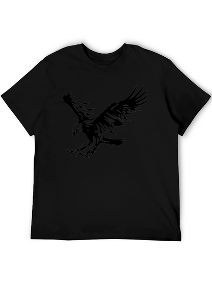 Black Eagle Graphic Tee - Mens Casual T-Shirt