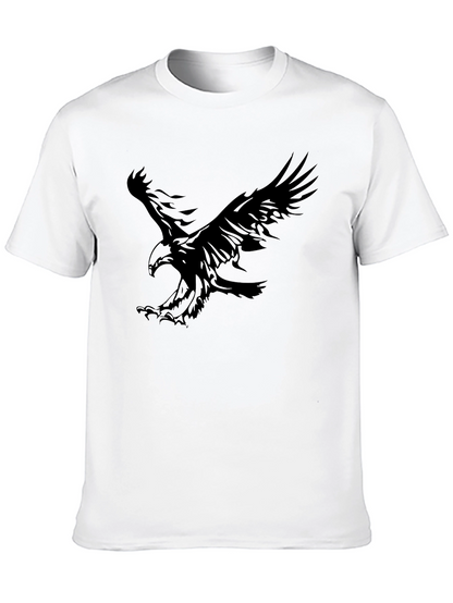 Black Eagle Graphic Tee - Mens Casual T-Shirt