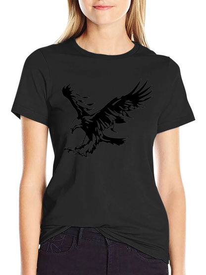 Black Eagle Graphic Tee - Mens Casual T-Shirt