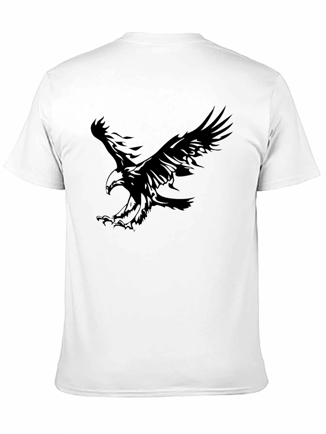 Black Eagle Graphic Tee - Mens Casual T-Shirt