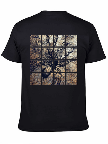 Tarantula Grid Graphic Print T-Shirt