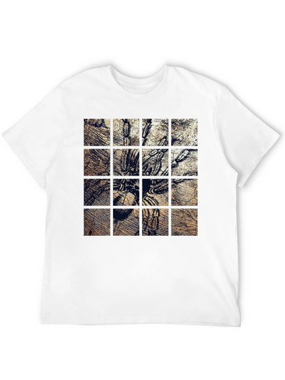 Tarantula Grid Graphic Print T-Shirt