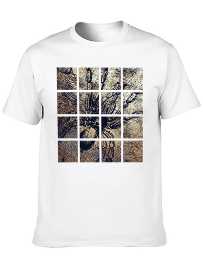 Tarantula Grid Graphic Print T-Shirt