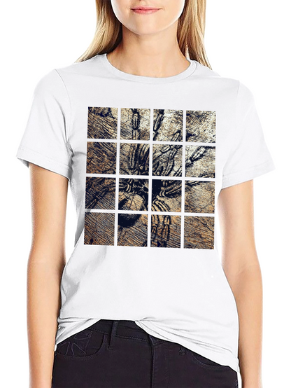 Tarantula Grid Graphic Print T-Shirt