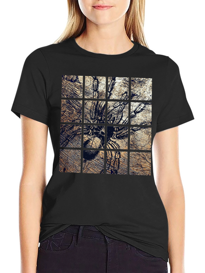 Tarantula Grid Graphic Print T-Shirt