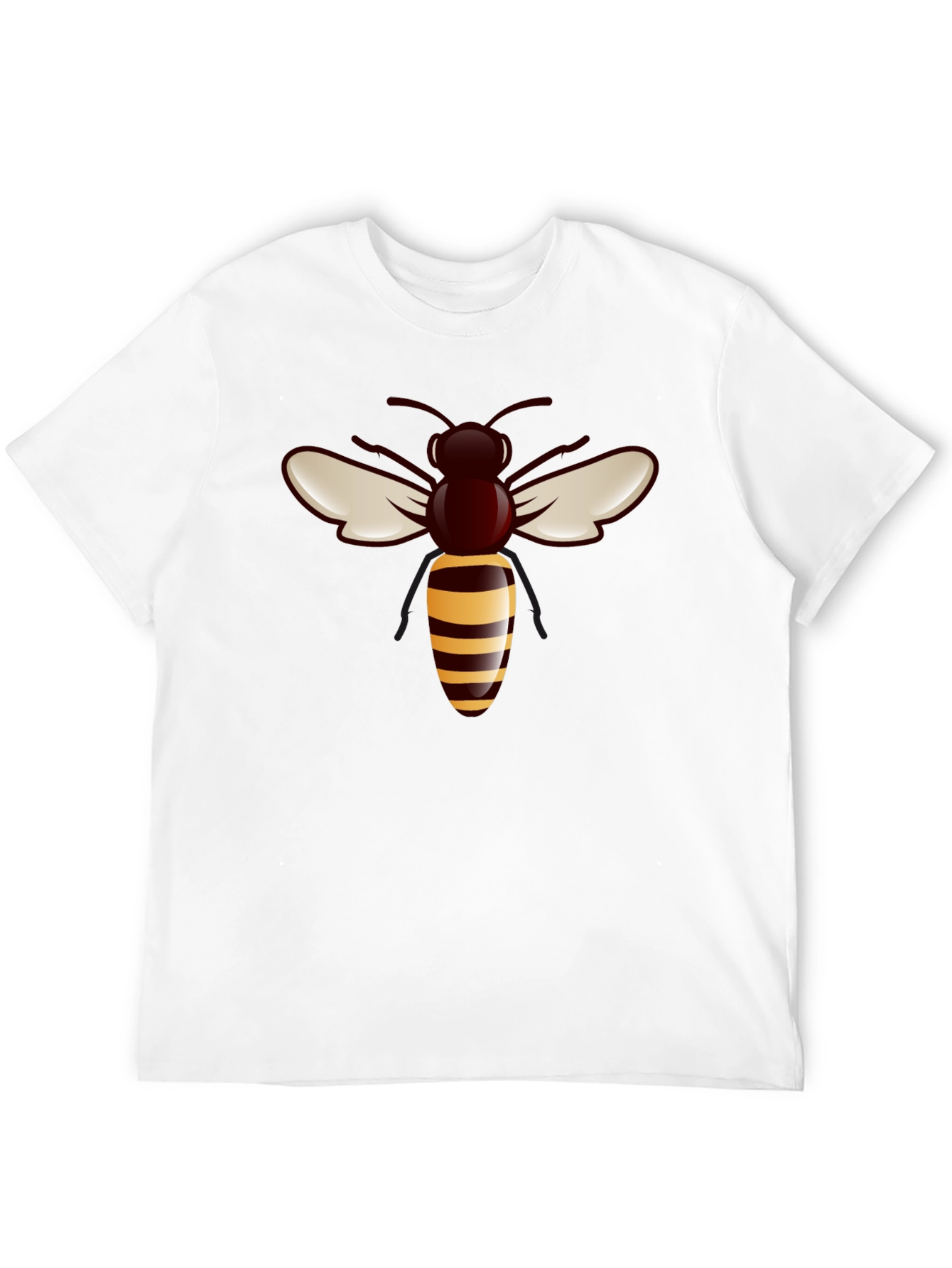 Bee Graphic Tee - Stylish Black T-Shirt