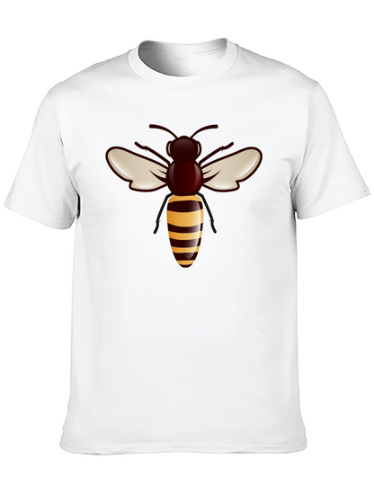 Bee Graphic Tee - Stylish Black T-Shirt