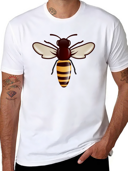 Bee Graphic Tee - Stylish Black T-Shirt