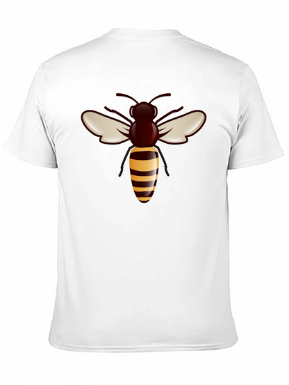 Bee Graphic Tee - Stylish Black T-Shirt