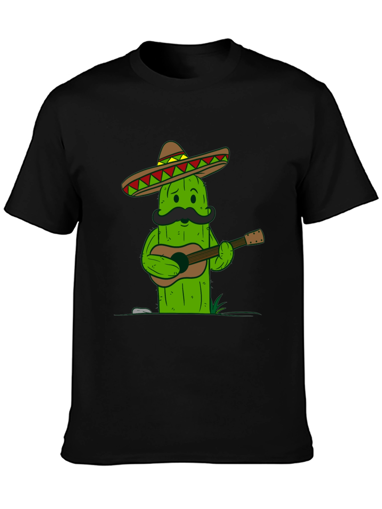 Cactus Guitarist T-Shirt - Cool Graphic Tee