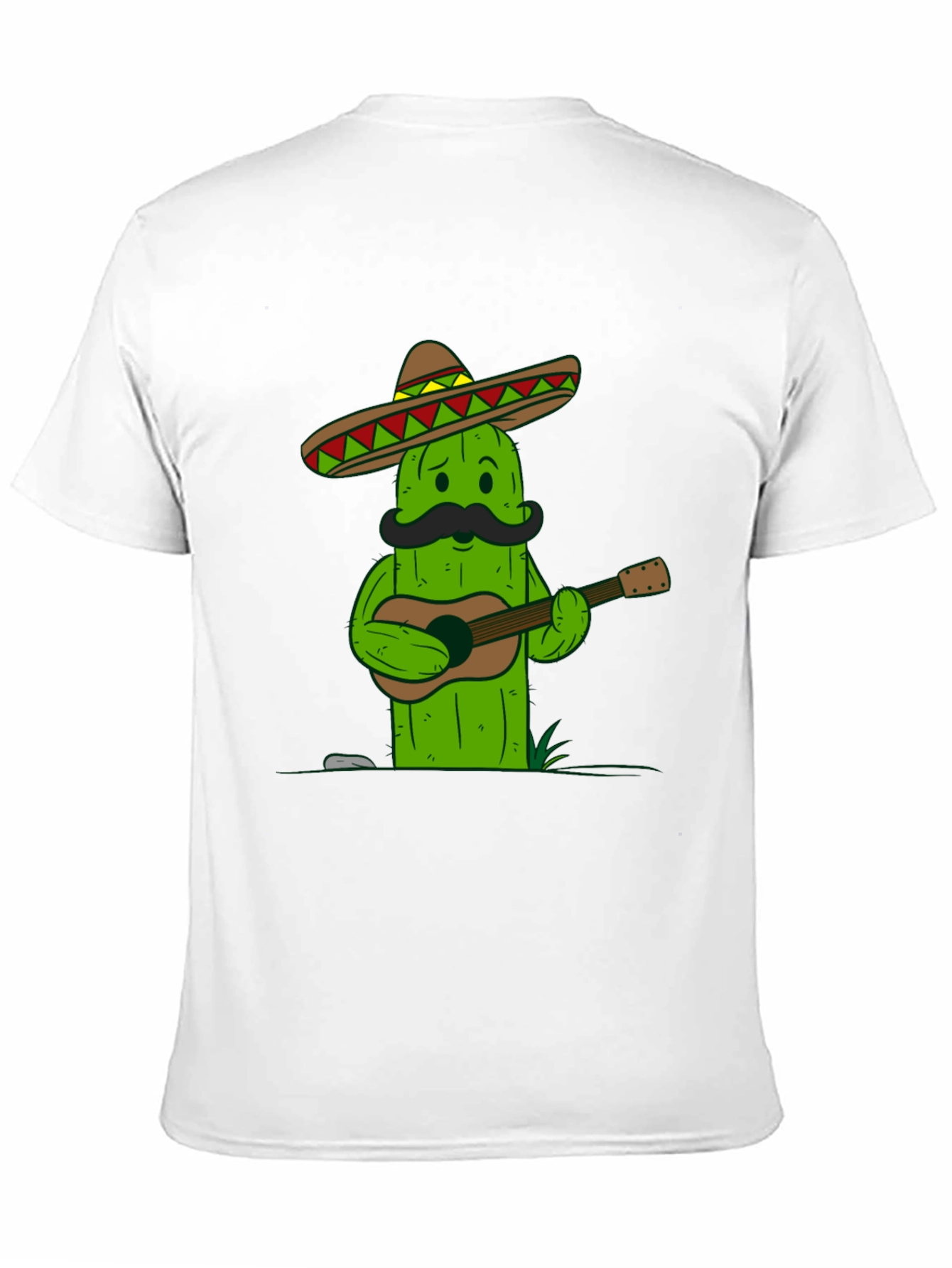 Cactus Guitarist T-Shirt - Cool Graphic Tee
