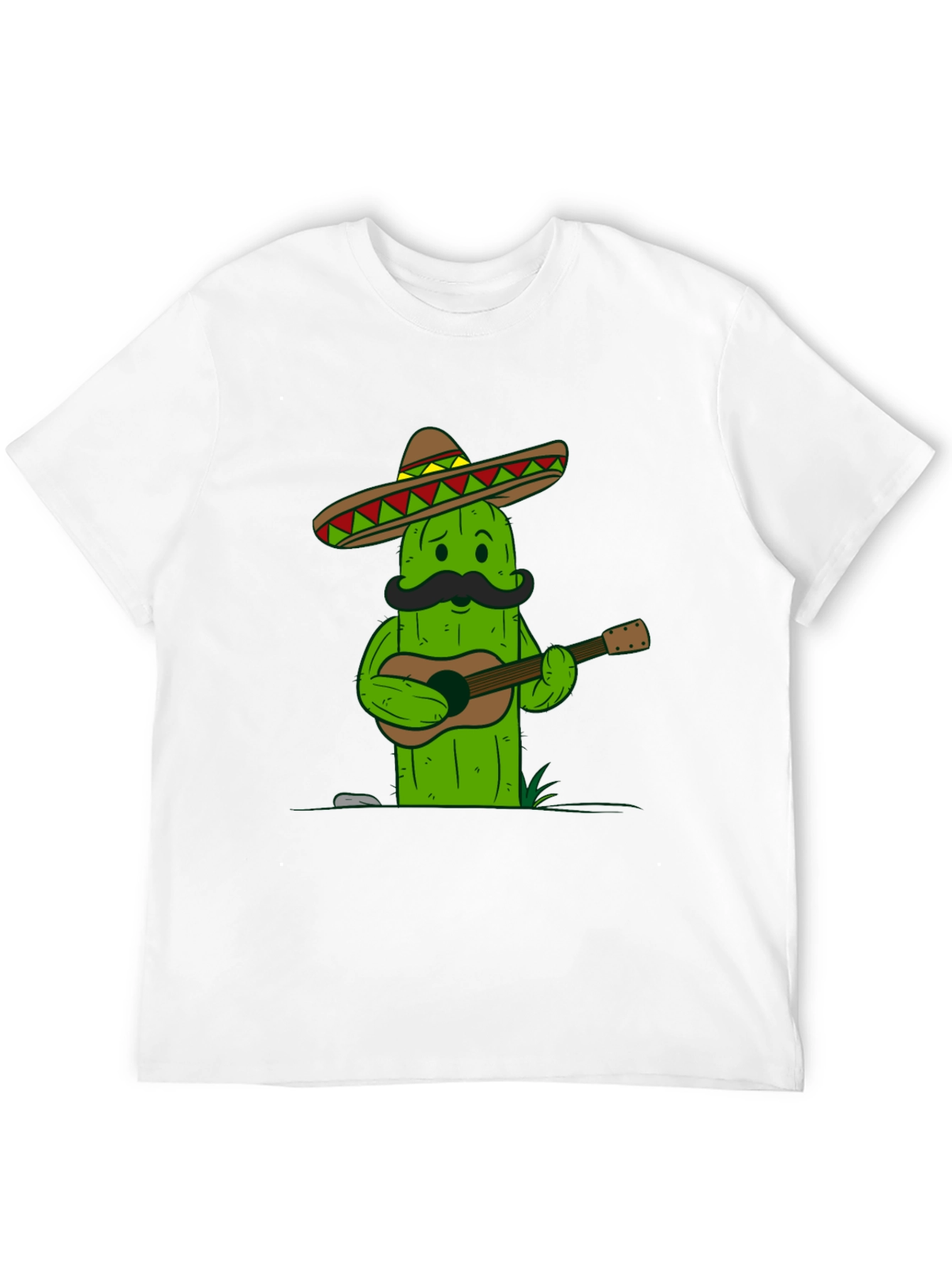 Cactus Guitarist T-Shirt - Cool Graphic Tee