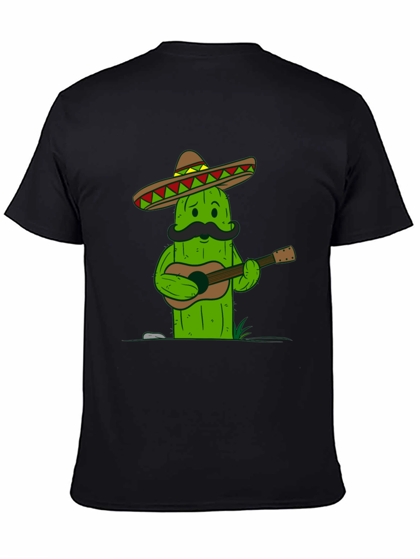 Cactus Guitarist T-Shirt - Cool Graphic Tee