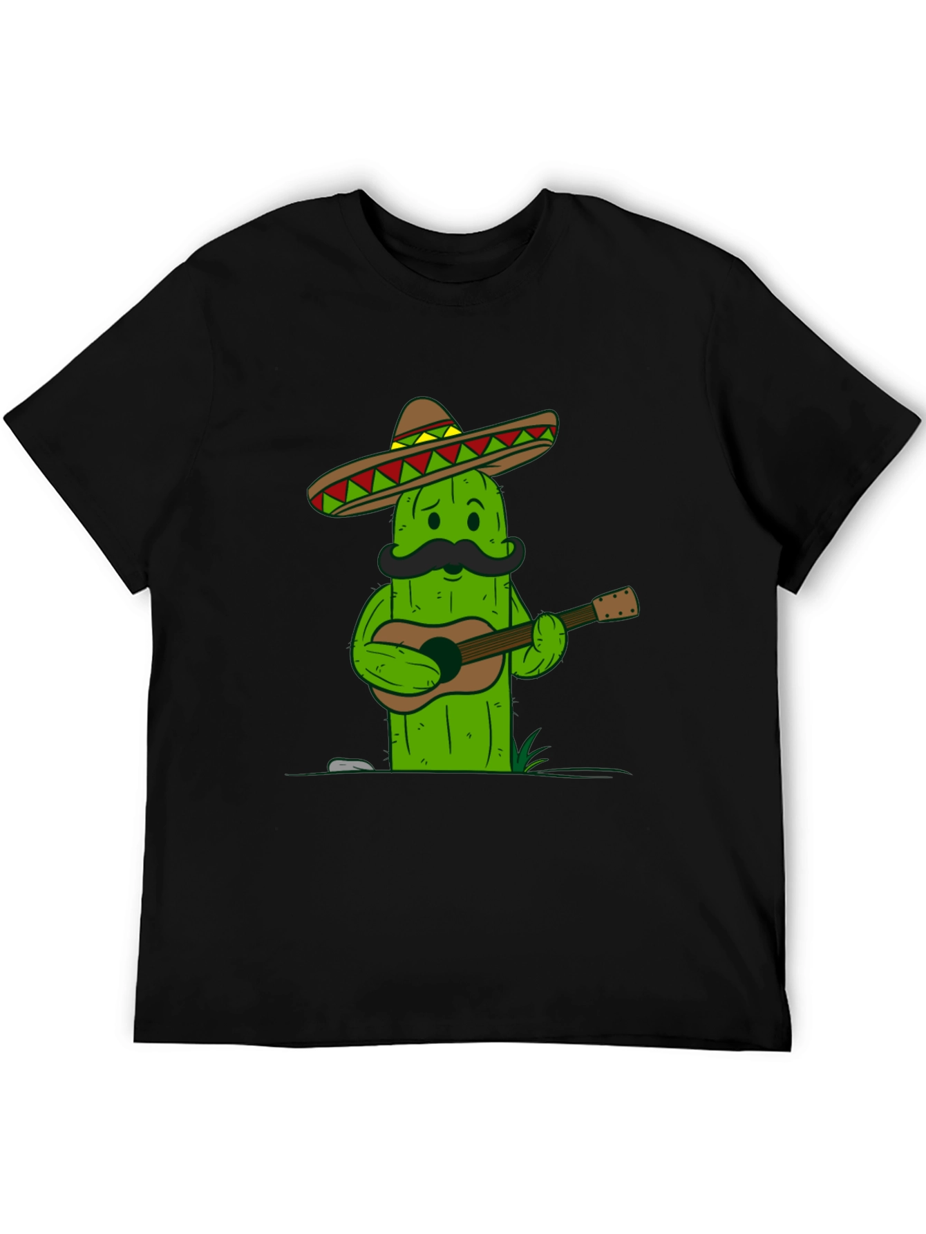 Cactus Guitarist T-Shirt - Cool Graphic Tee