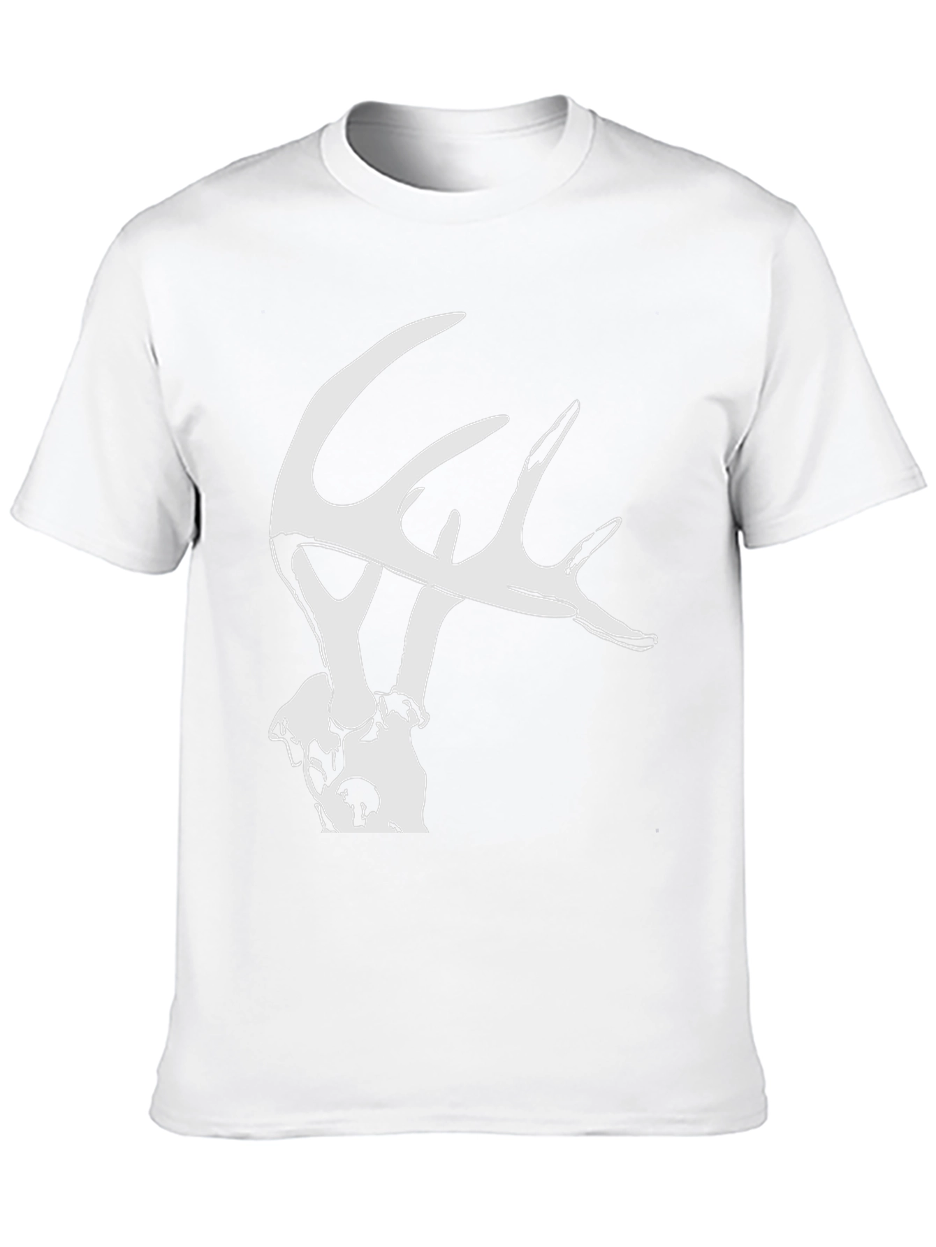 Antler Graphic Tee - Modern Fit Black T-Shirt