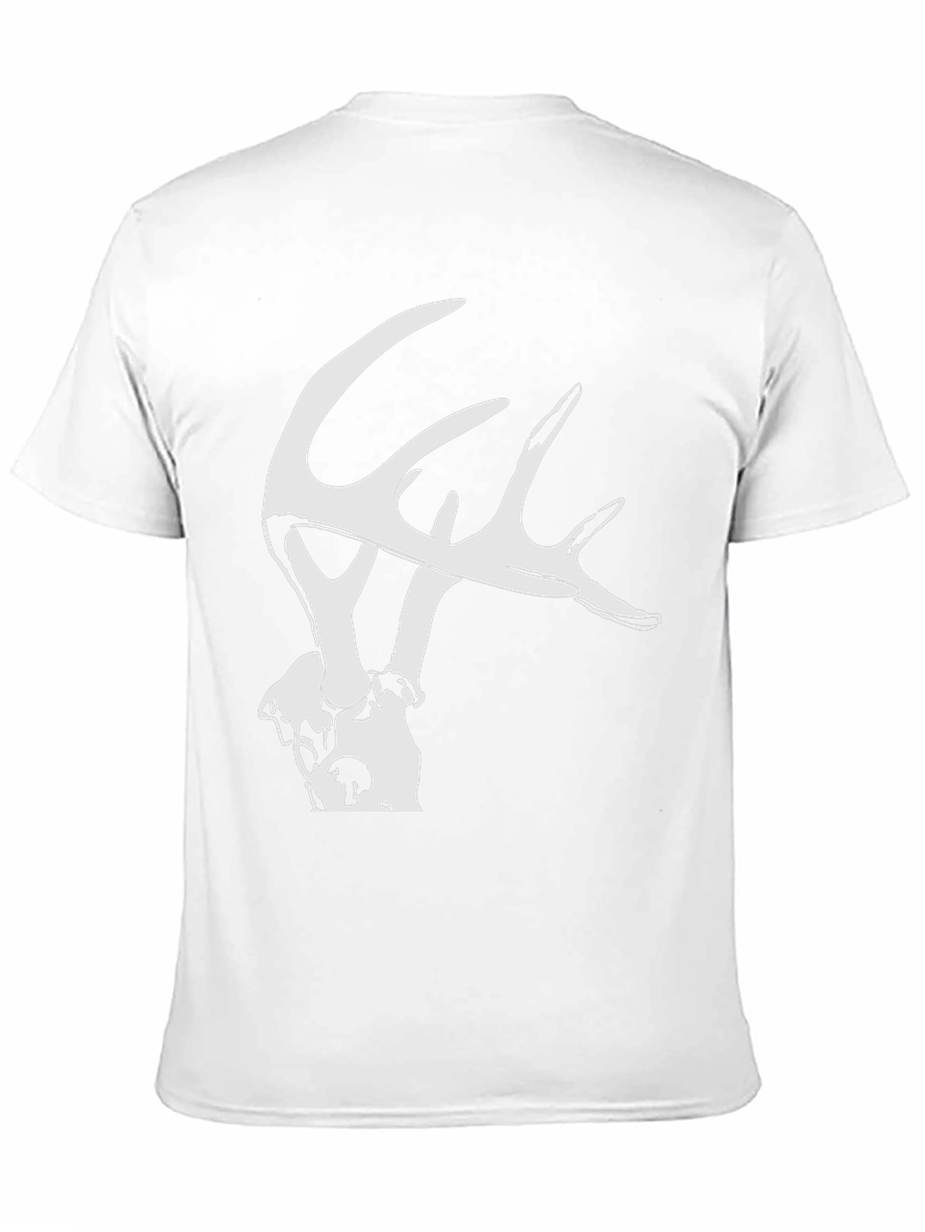 Antler Graphic Tee - Modern Fit Black T-Shirt