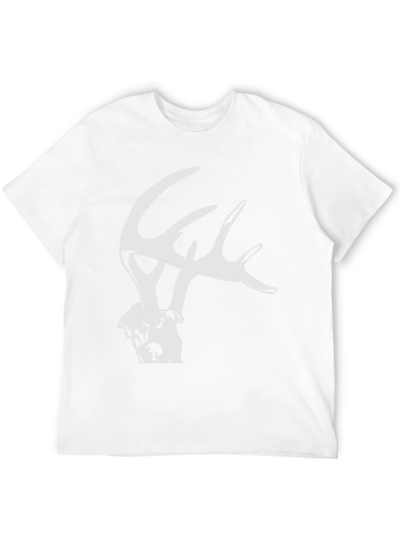 Antler Graphic Tee - Modern Fit Black T-Shirt