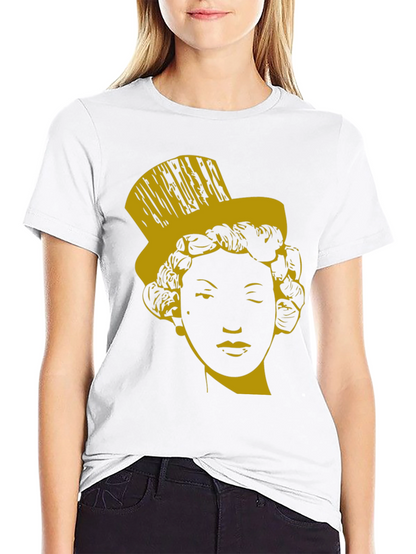 Top Hat Marilyn T-Shirt - Stylish Graphic Tee