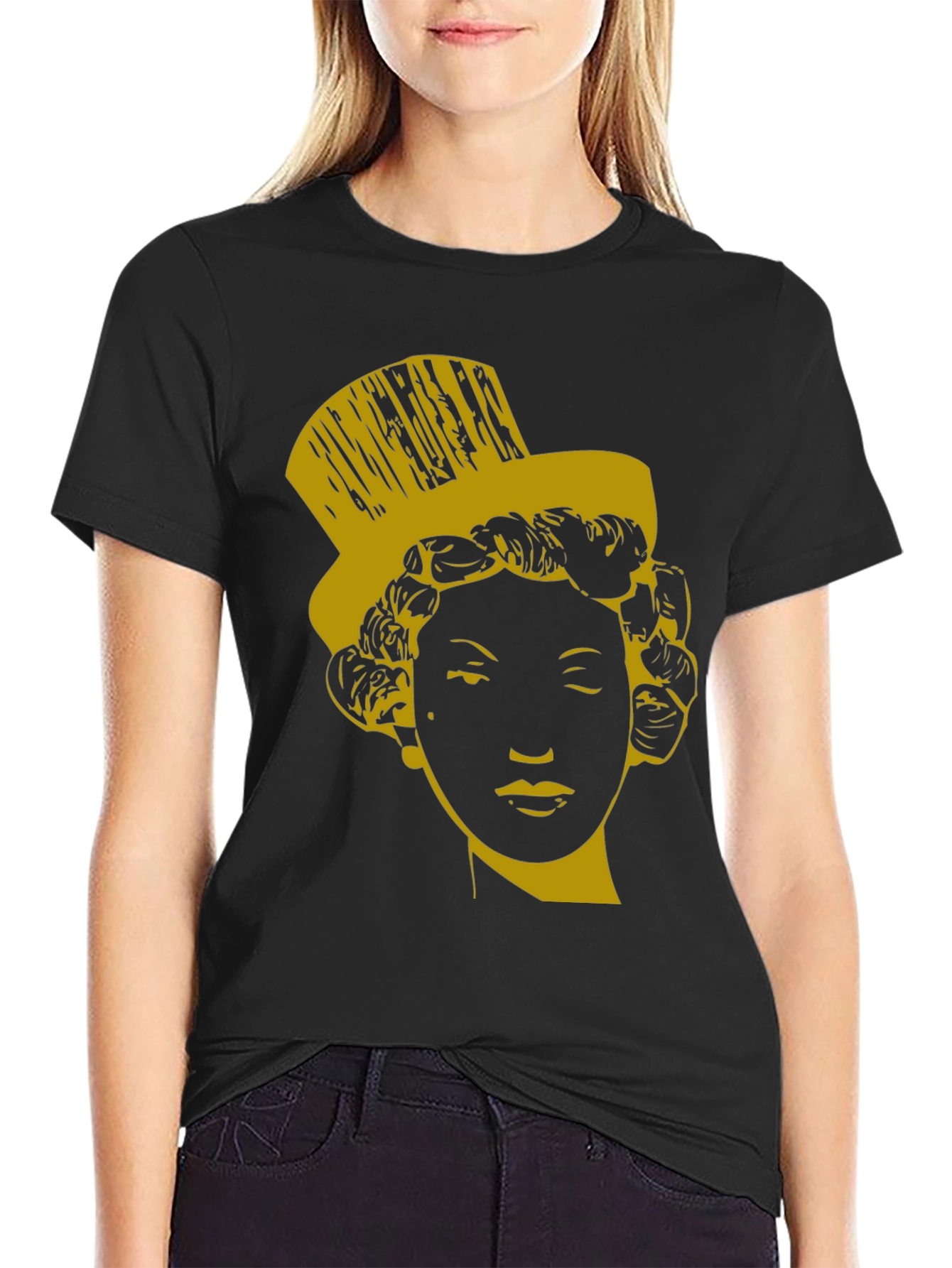 Top Hat Marilyn T-Shirt - Stylish Graphic Tee